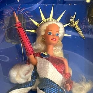MATTEL BARBIES:Disney’s Belle-Formal & Holiday, NASCAR, Statue Liberty 🗽, NIB!